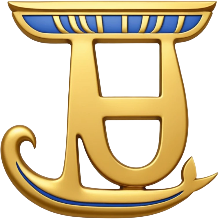 Discord emoji featuring the text "RA Silkroad" in Ancient Egyptian style, hieroglyph-inspired letters, golden shiny colors, cartoonish, small and clear, perfect for emoji use.
 emoji