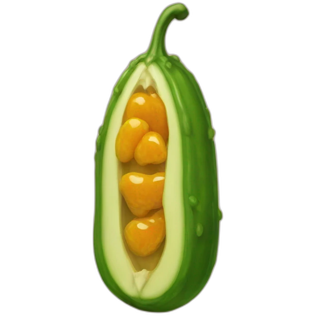 orange-pickle emoji