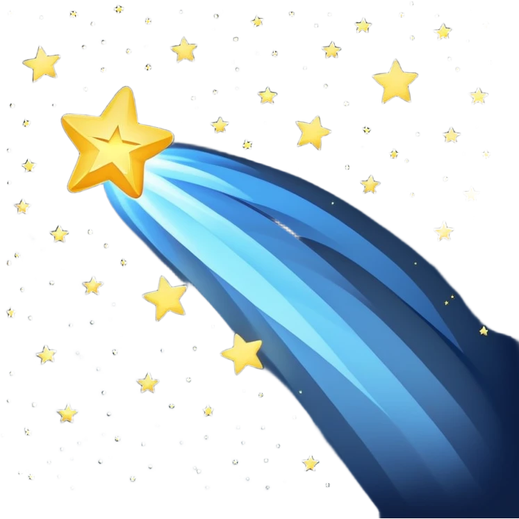 shooting star emoji