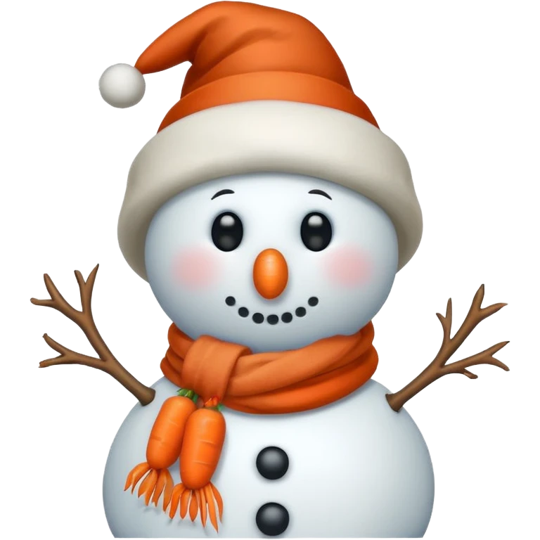 Sad snowman emoji