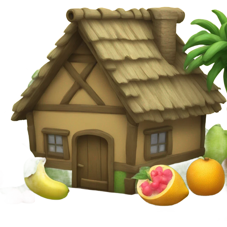 Fruit house emoji