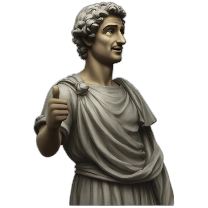 italian statue speaking italian emoji