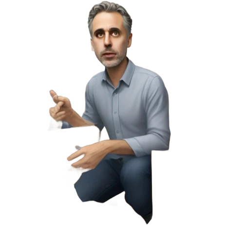 Jordan Peterson cleaning his room emoji