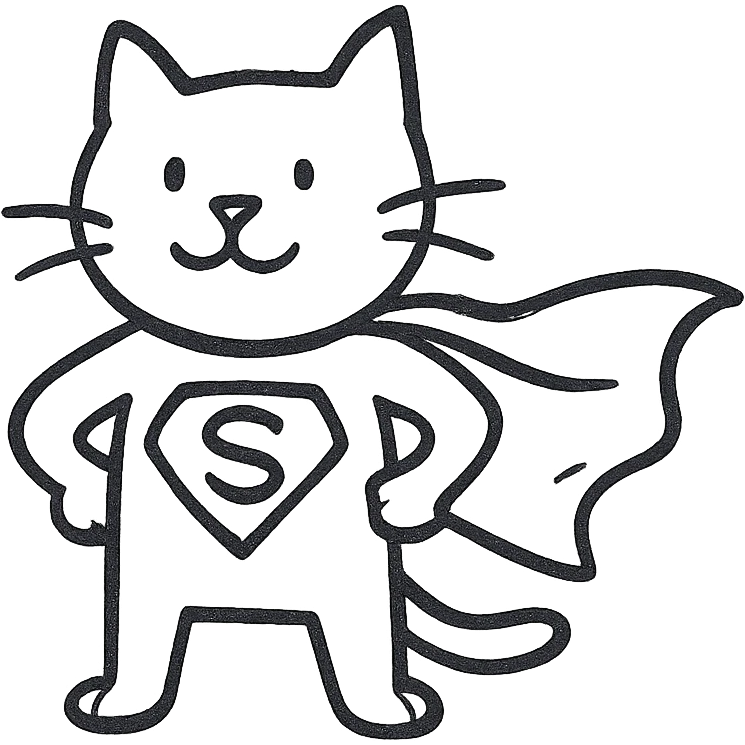 super cat emoji