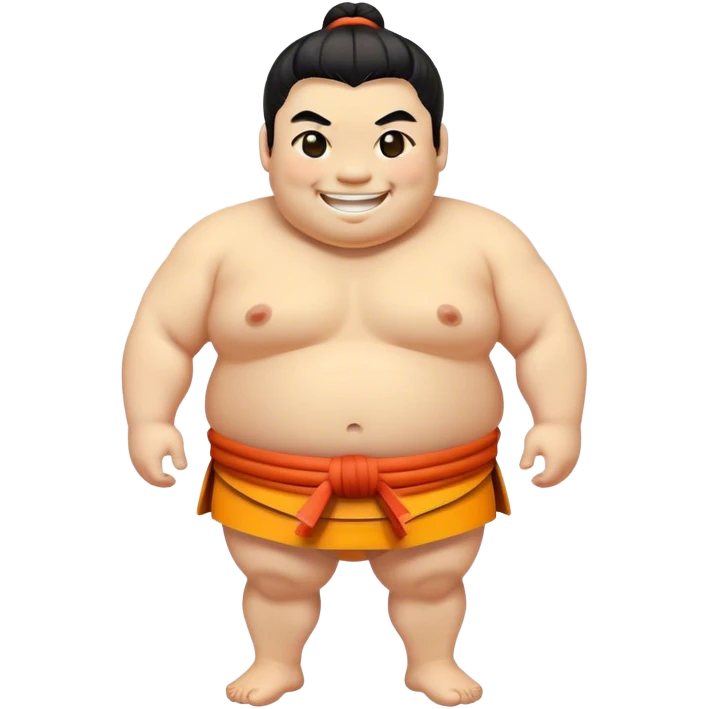 Sumo happy emoji