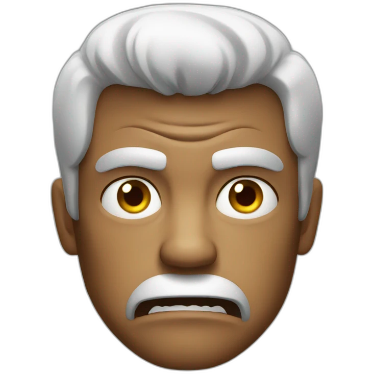 Angry man emoji