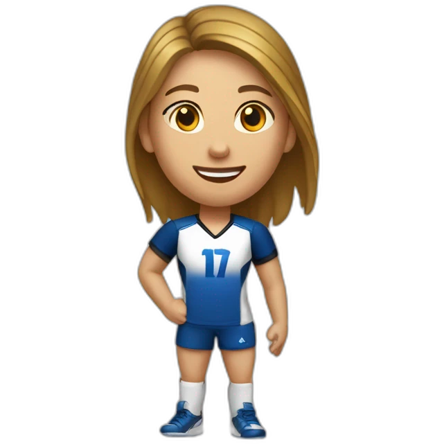 Volleyball spielerinn mobelig emoji