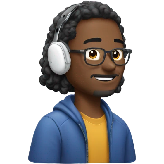 AirPods Max worn emoji