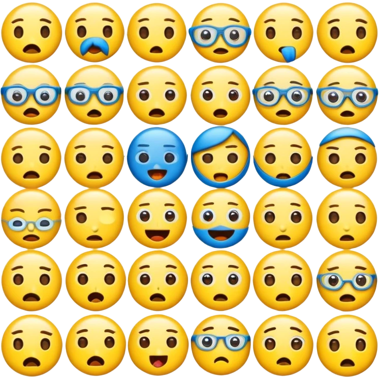create funny emojis for bluechemGROUP emoji