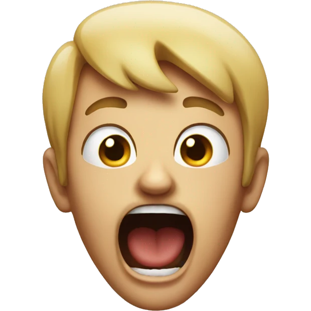 screaming emoji