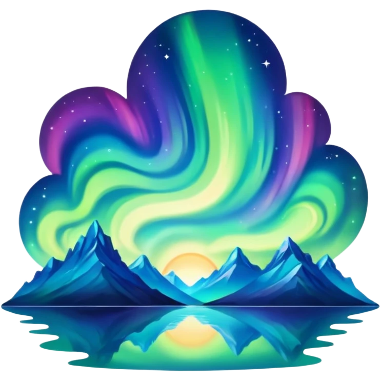 northern lights emoji