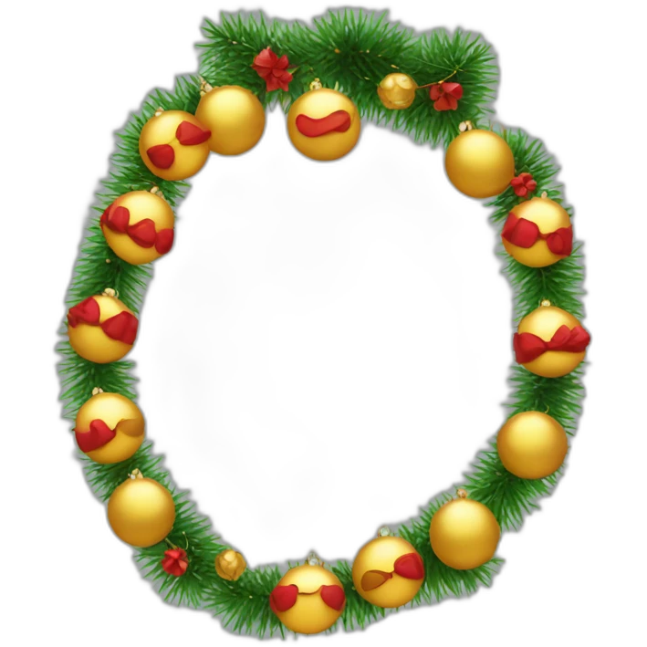 bauble garland emoji