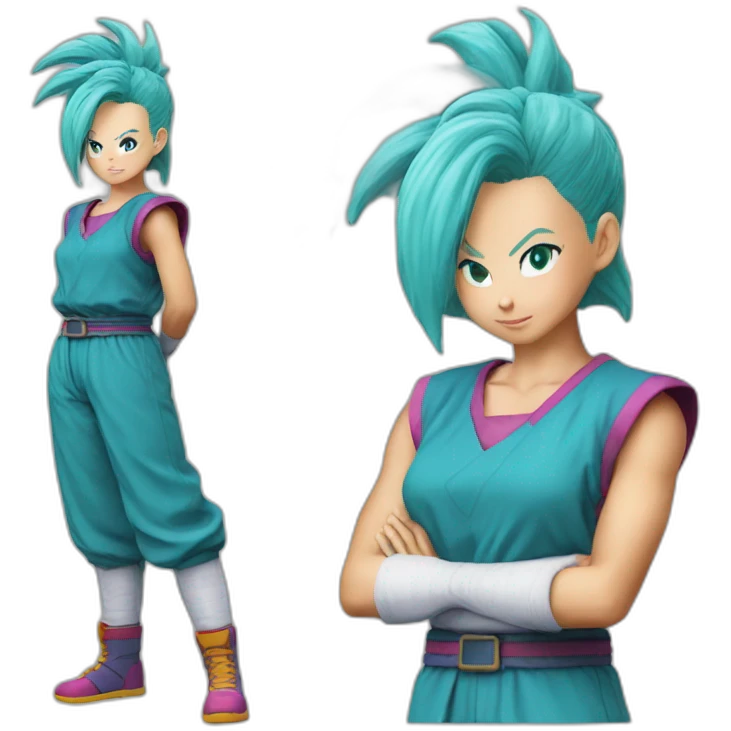bulma dragon ball emoji