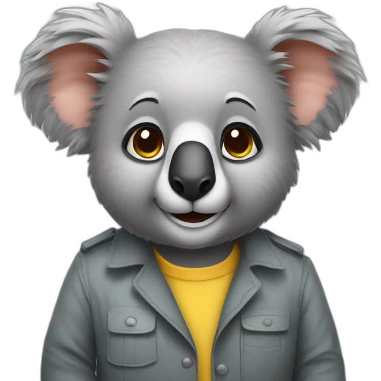 koala programmer emoji
