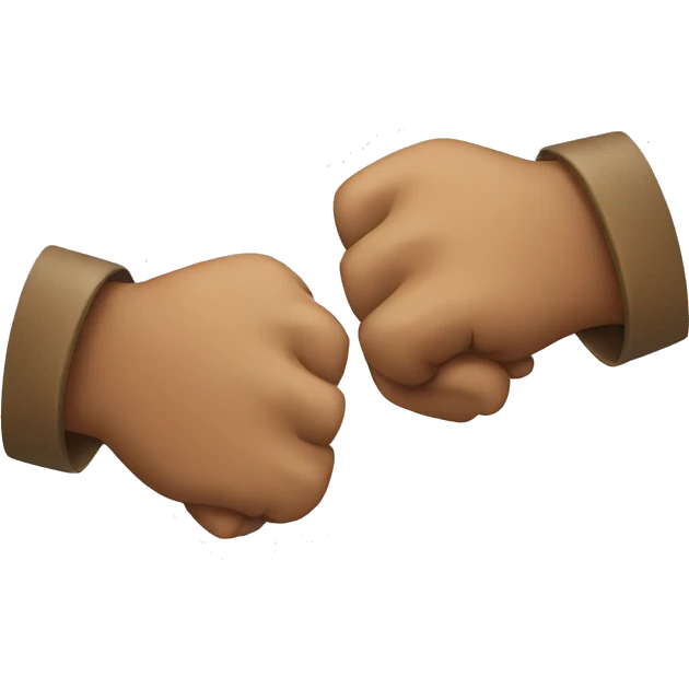 two bros fist bumping emoji