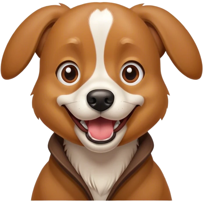 excited dog emoji
