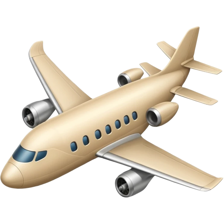 airplane beige emoji