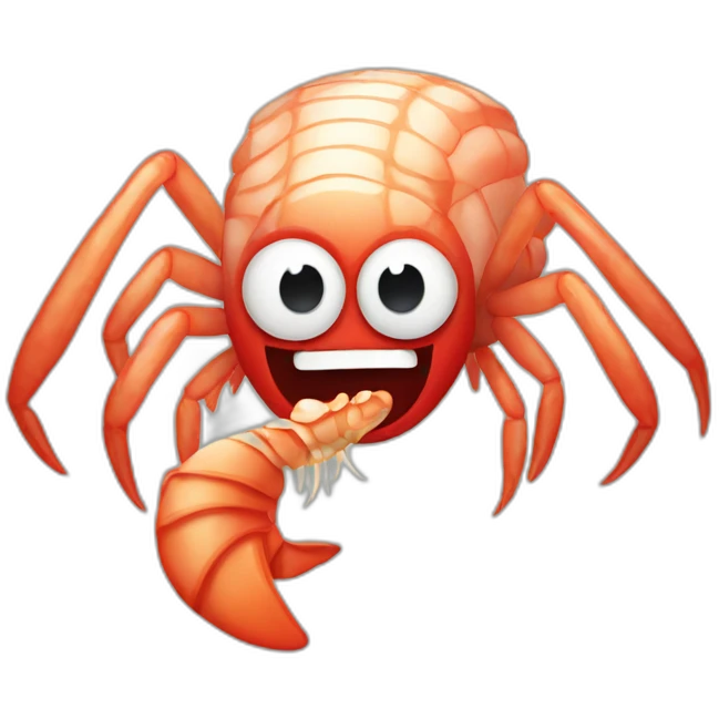 angry shrimp emoji