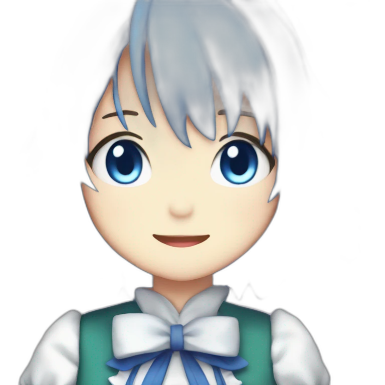 Cirno from touhou emoji