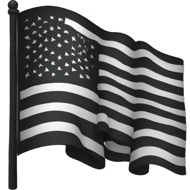 Black American Flag emoji