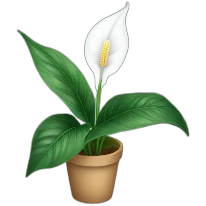 peace lily emoji