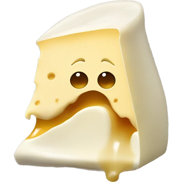 stretchy melted mozarella cheese emoji