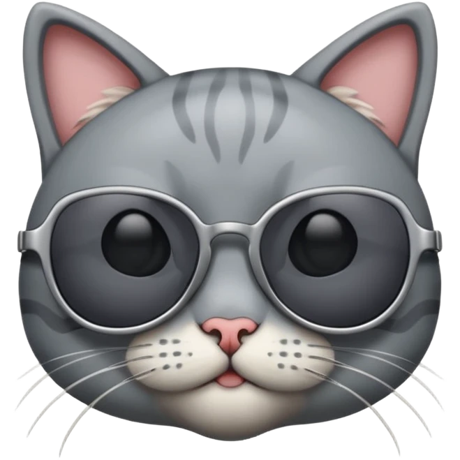 Cat wearing sunglasses emoji