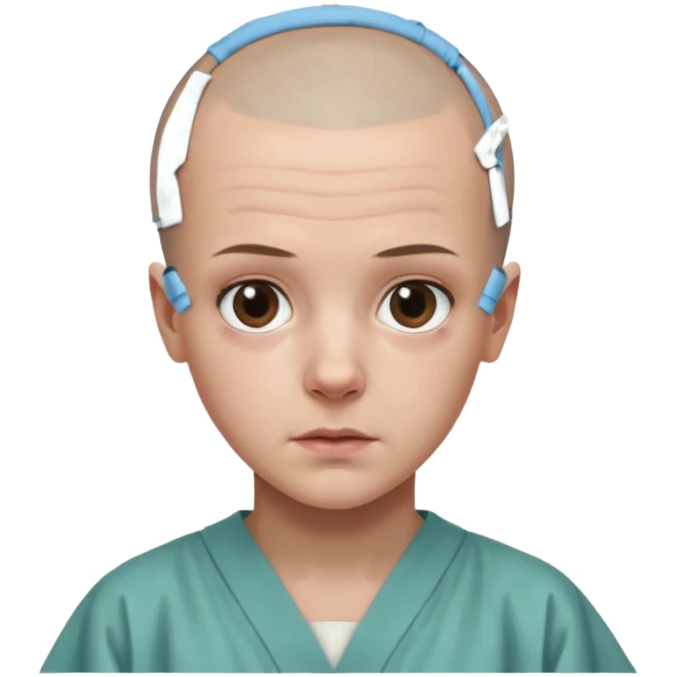 Eleven from stranger things emoji