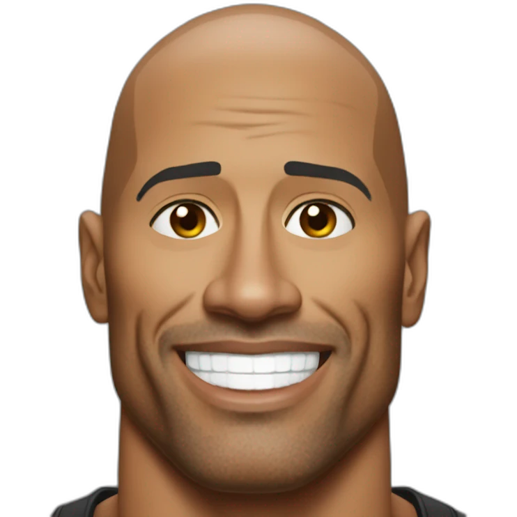 Dwayne Johnson emoji
