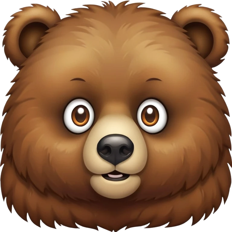 A bear with 3 eyes emoji