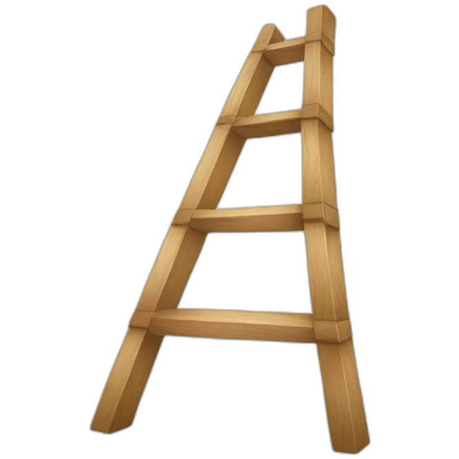 ladders wooden emoji