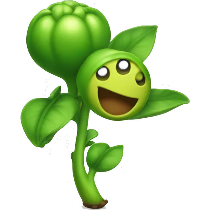 Peashooter from pvz emoji