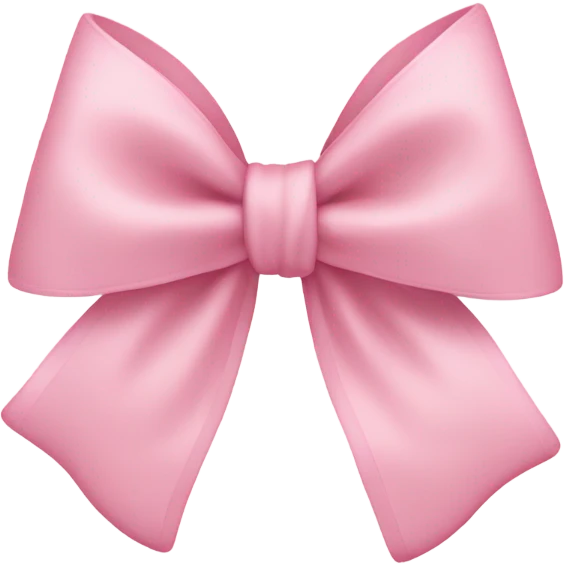 light pink bow on light pink bow emoji