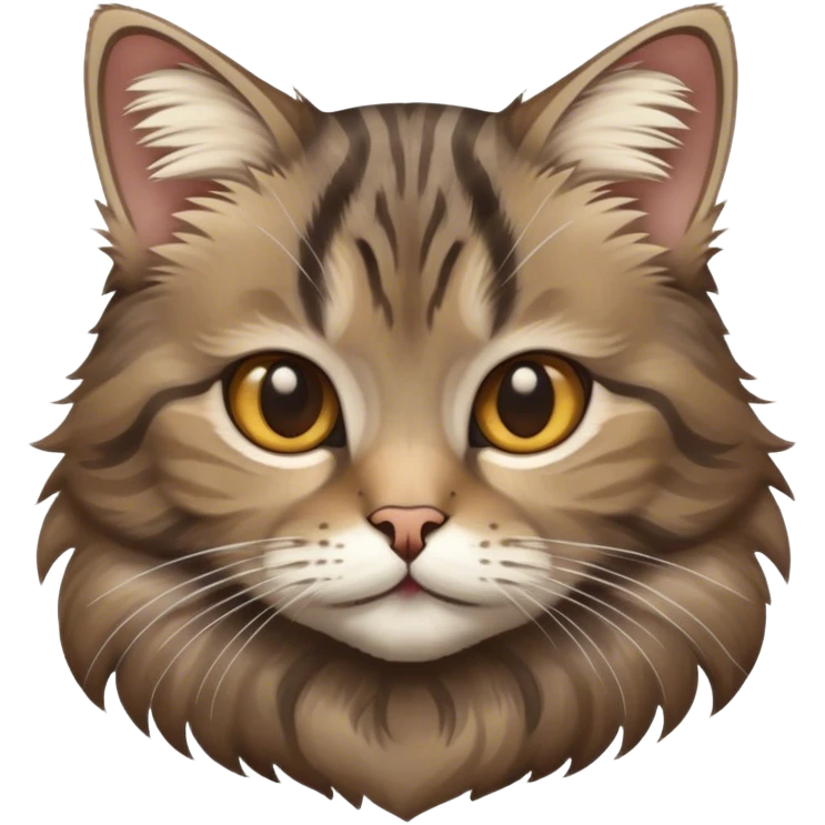 Grey Brown tabby  emoji