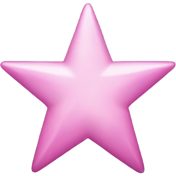 A pink star  emoji