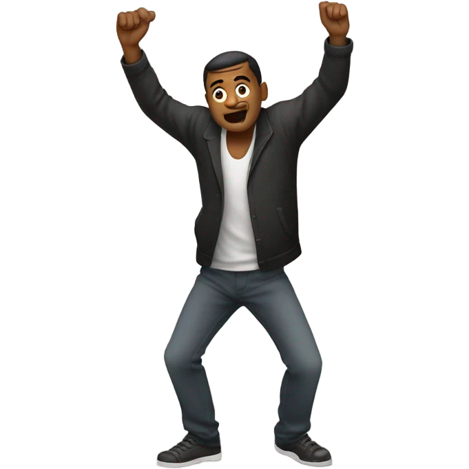 confused man dancing emoji