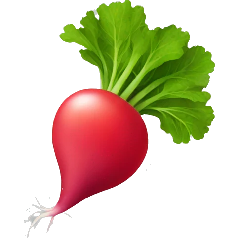 radish emoji