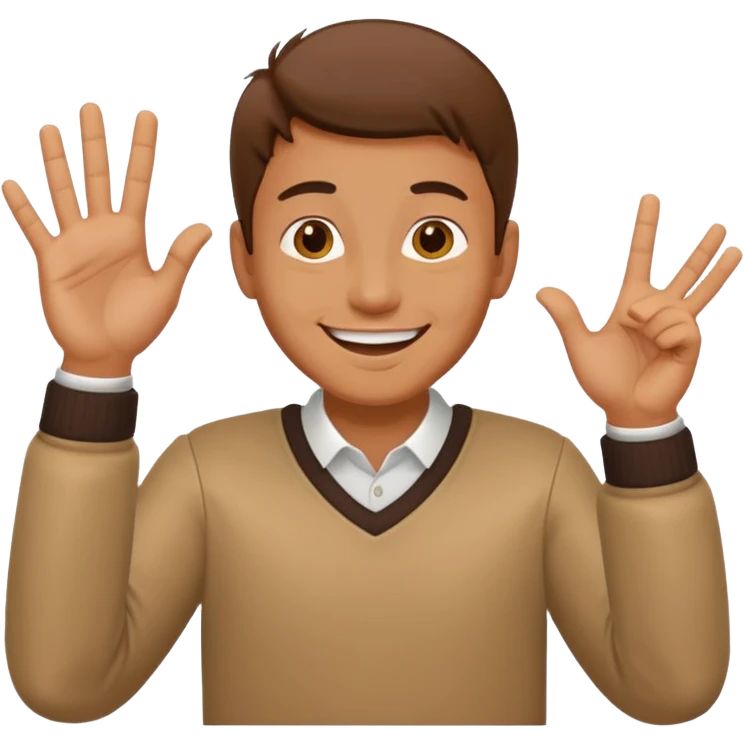 Mano asiendo seña de s emoji