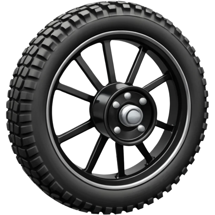 Roue arrière moto cross emoji
