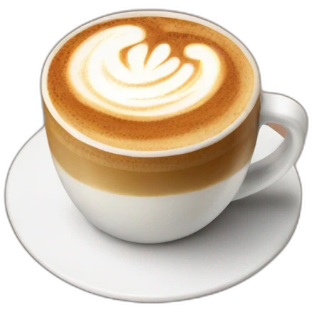 Cappuccino with cinnamon emoji