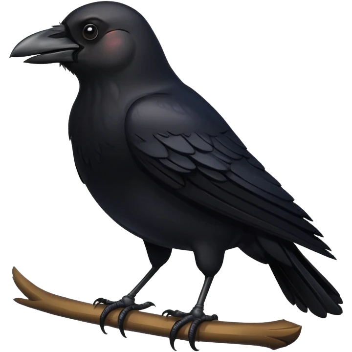 Happy crow emoji