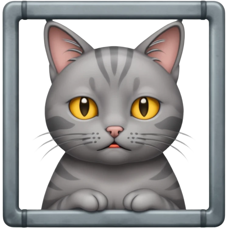 cat jail cry emoji