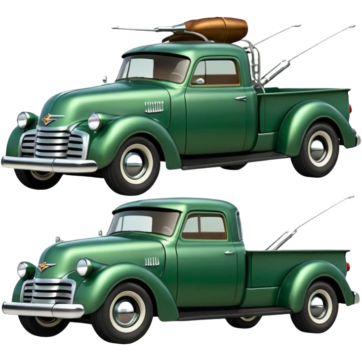 futuristic superRoachman’s car, loosely based on 1956 Chevrolet pickup roadster(flat long straight organically-shaped mechanical roomy interior seating inside the body)the king cockroach’s antenna stealthy town hot rod desert rat dirt racing rwd rail emoji