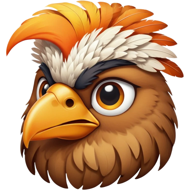 Half man half bird  emoji