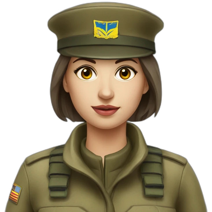 ukranian female soilder ass emoji