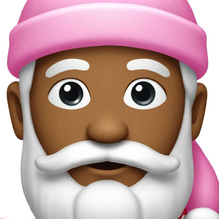 Pink Santa Claus  emoji