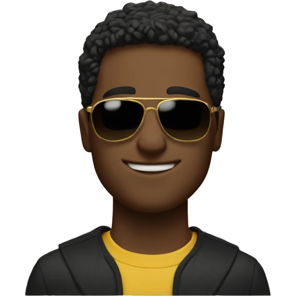 Cole can with sunglasses on emoji
