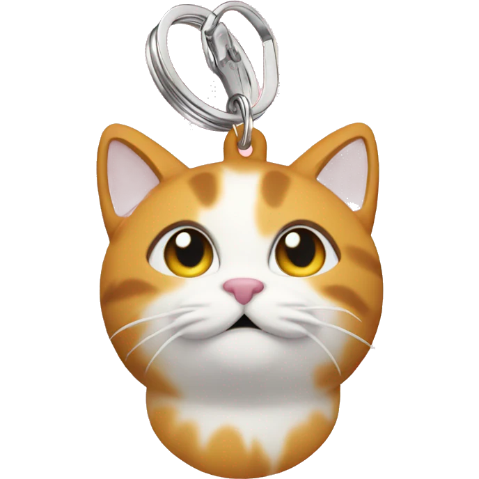 cat keyring emoji