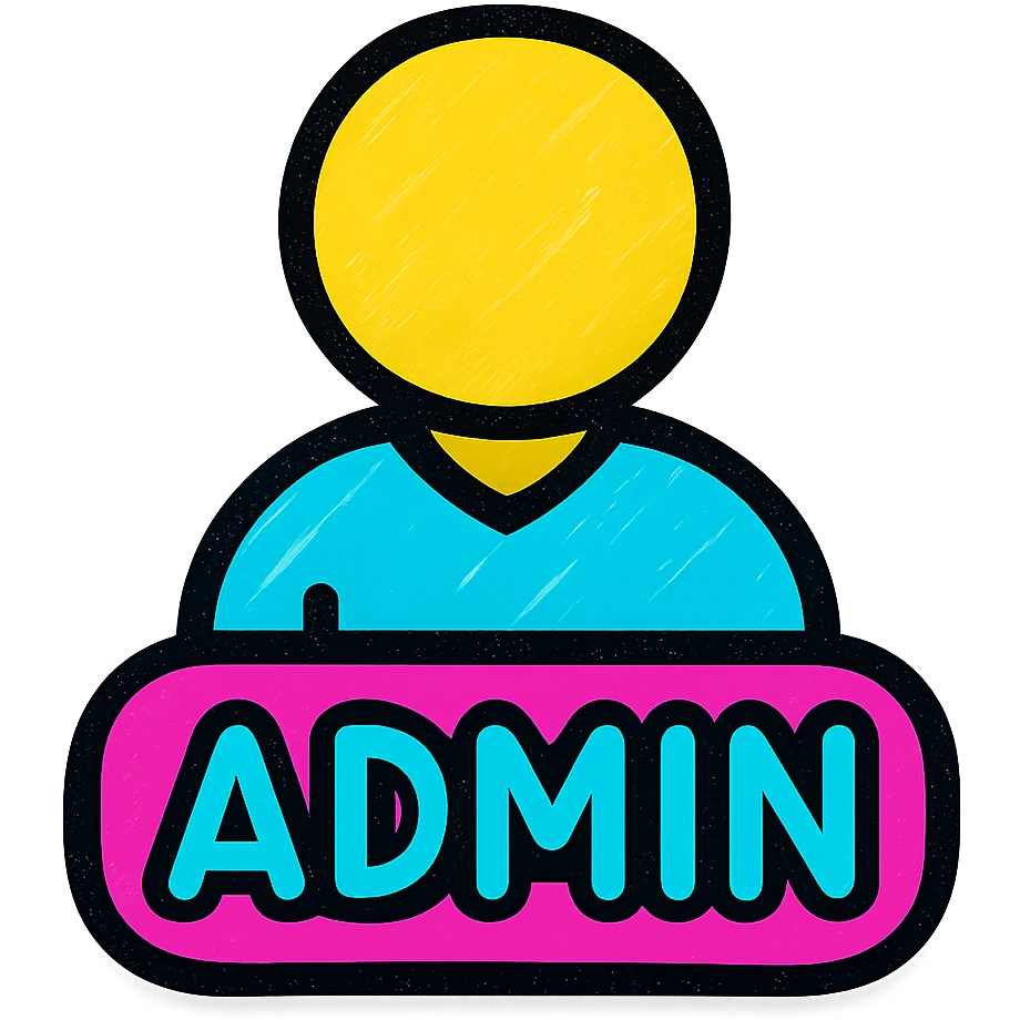 admin icon, modern, clean, professional emoji