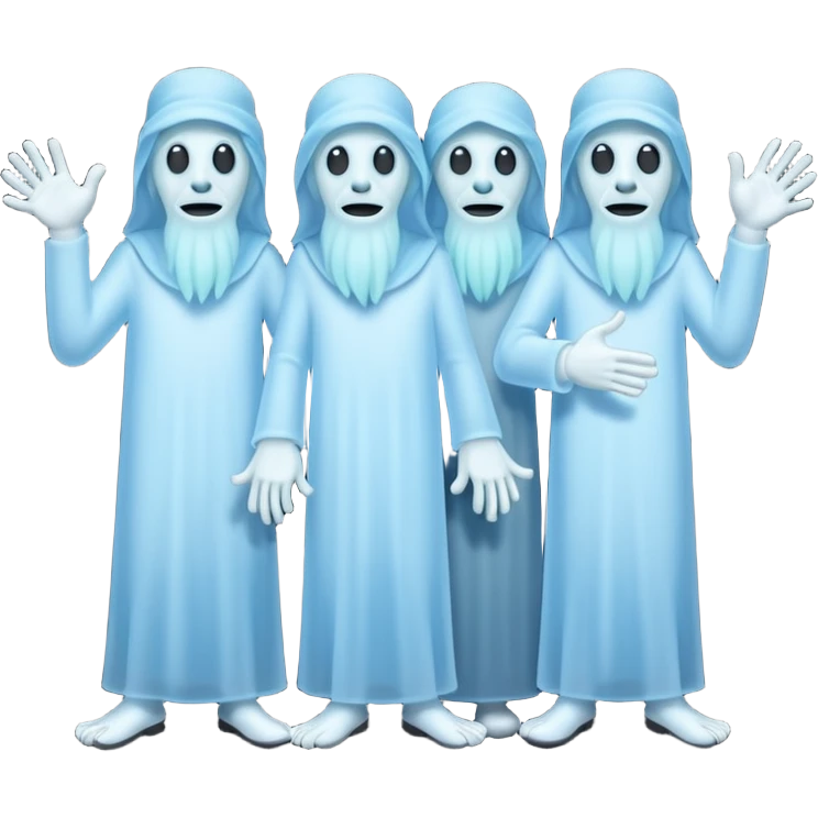 Hitchhiking ghosts emoji